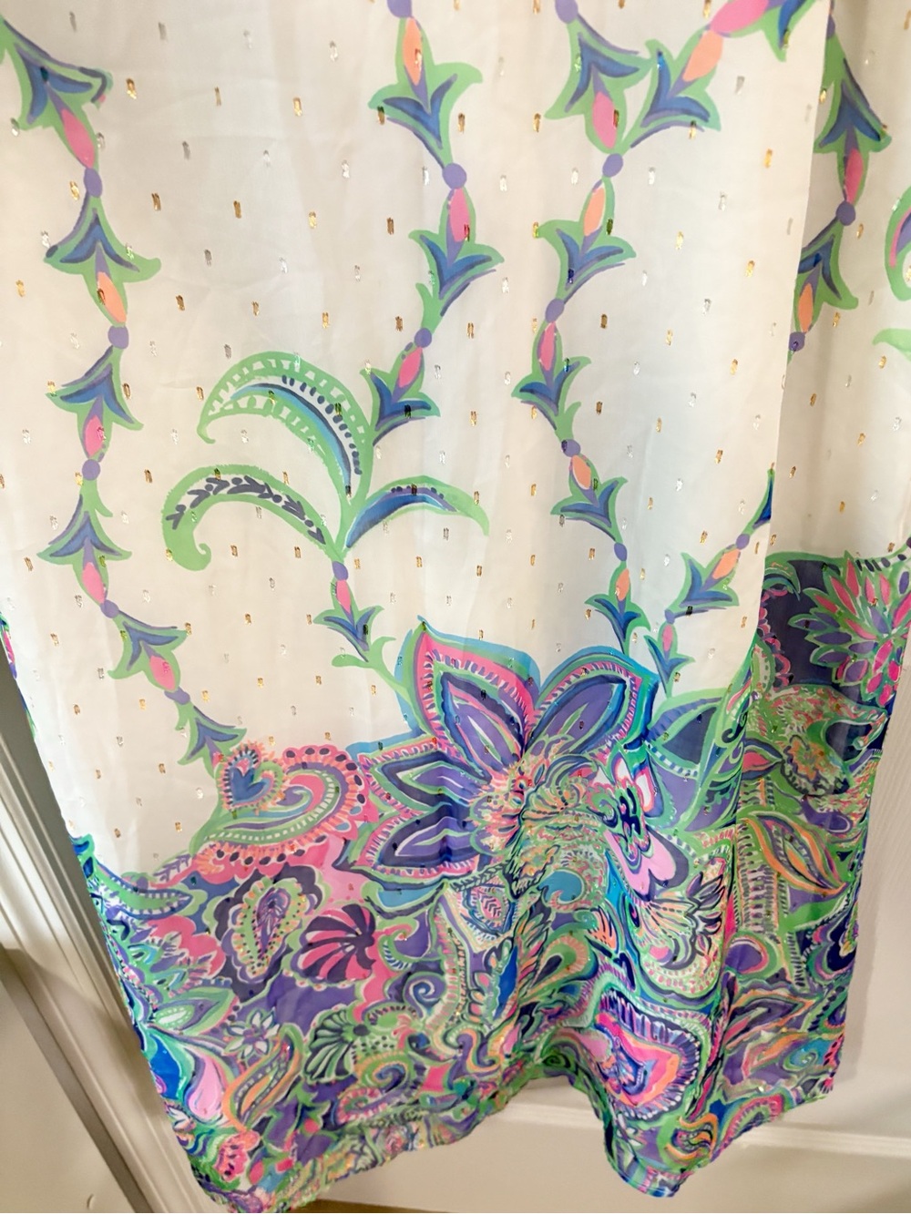 Lilly Pulitzer Tiera Multi Best Kept Secret Engineered Maxi Dress Size Small - Picture 11 of 15